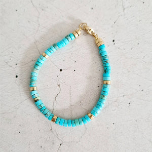 14K Filling Natural Stone Bracelet Charm Bracelet Men Women