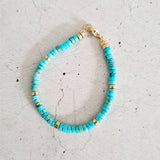 14K Filling Natural Stone Bracelet Charm Bracelet Men Women