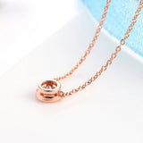 Zircon Gemstone Silver Necklace Pendant for Women