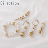 14K Oval Vertical Pattern Round Beads Straight Hole 10PCS