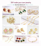 Adjustable 14K Plated Beads Chain for DIY Pendant Necklace
