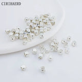 14K Plated Beads Separator Metal Spacer Small Beads For Bracelet Jewelry Making