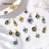 Abalone Shell Heart Charms Pendant for DIY Jewelry Making