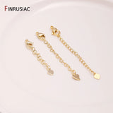 14K Plated Brass Heart Lobster Clasps for Jewelry Making