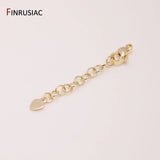 14K Plated Brass Heart Lobster Clasps for Jewelry Making