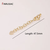 14K Plated Brass Heart Lobster Clasps for Jewelry Making