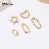 Heart Shape Spring Clasp Connection Clasp DIY Jewelry Findings