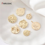14K Plated Evil Eye Charms for DIY Jewelry Making