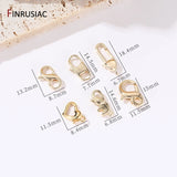 14K Plated Brass Metal Lobster Clasps for Jewelry Making DIY