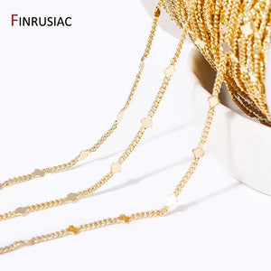 Sequins Cable Chains Jewelry Making Supplies DIY Necklace Bracelet Accessories