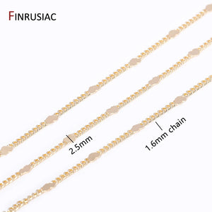 Sequins Cable Chains Jewelry Making Supplies DIY Necklace Bracelet Accessories