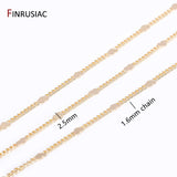 Sequins Cable Chains Jewelry Making Supplies DIY Necklace Bracelet Accessories