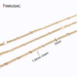 Sequins Cable Chains Jewelry Making Supplies DIY Necklace Bracelet Accessories