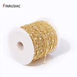Sequins Cable Chains Jewelry Making Supplies DIY Necklace Bracelet Accessories