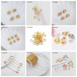 14K Gold-Plated Columnar Pendant Connectors for DIY Bracelet Necklace