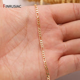 14K Plated Copper Metal Cable Chain for Jewelry Making DIY Necklace Bracelet