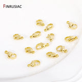 14K Plated Crimp End Beads,Lobster Clasp,Extender Tail Chains