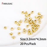 14K Plated Crimp End Beads,Lobster Clasp,Extender Tail Chains