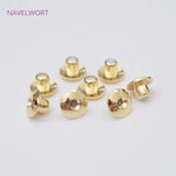 14K Plated Earring Backs Stoppers for DIY Jewelry Making Accessories