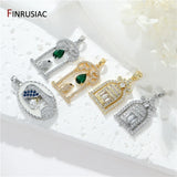 Enamel Brass Pearl Charms for DIY Jewelry Making