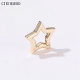 14K Plated Heart Star Twist Bracelet Necklace Clasp DIY Jewelry Connectors