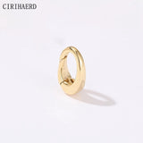 14K Plated Heart Star Twist Bracelet Necklace Clasp DIY Jewelry Connectors