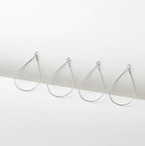 14K Plated Real Drop Frame Earrings Pendant DIY Material