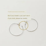 14K Plated Real Drop Frame Earrings Pendant DIY Material