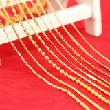 14K Plated Necklace Chain for Women Fine Necklace Small Chainbox