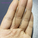 14K Pearl Ear Wire with Chain Zircon Tassel Earrings