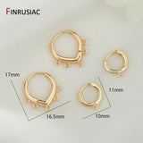 14K Plated Hoop Earring Hooks DIY Findings Components