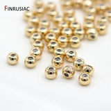 14K Plated Smart Beads with Silicone Insert
