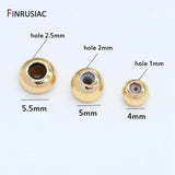 14K Plated Smart Beads with Silicone Insert