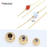 14K Plated Smart Beads with Silicone Insert