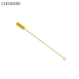 14K Plated Silicone Plug Brooch Pins DIY Jewelry Making Material