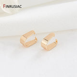 14K Plated Pinch Pendant Bails for Jewellery Making