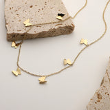 Delicate Butterfly Pendant Necklace for Women Girls