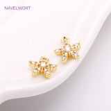 Starfish Charms For Jewelry Making, Zircon Inlaid Pendants DIY Accessories