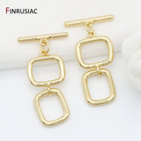 14K Plated Toggle Clasps Hooks for Bracelets Necklace Making Jewelry