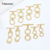 14K Plated Toggle Clasps Hooks for Bracelets Necklace Making Jewelry
