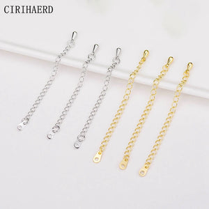 14K Gold Plated Water Drop Pendants Chains - Jewelry Making Findings