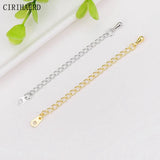 14K Gold Plated Water Drop Pendants Chains - Jewelry Making Findings