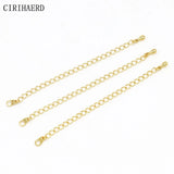 14K Gold Plated Water Drop Pendants Chains - Jewelry Making Findings