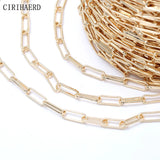 14K Plated Women's Chain DIY Necklace Bracelet Anklet Components