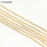 14K Plated Women's Neck Chain for Tassel Necklace DIY