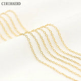 14K Plated Women's Neck Chain for Tassel Necklace DIY
