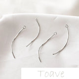 14K Wrapped Twisted Rod Earring Material