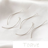 14K Wrapped Twisted Rod Earring Material