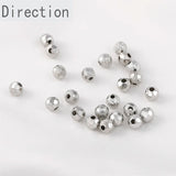 14K Gold-covered Frosted Round Beads for DIY Jewelry Making