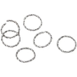14K Gold Twisted Twist Open Link Ring Jewelry Accessories